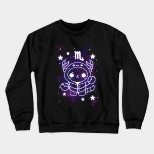 Scorpio kawaii zodiac sign Crewneck Sweatshirt